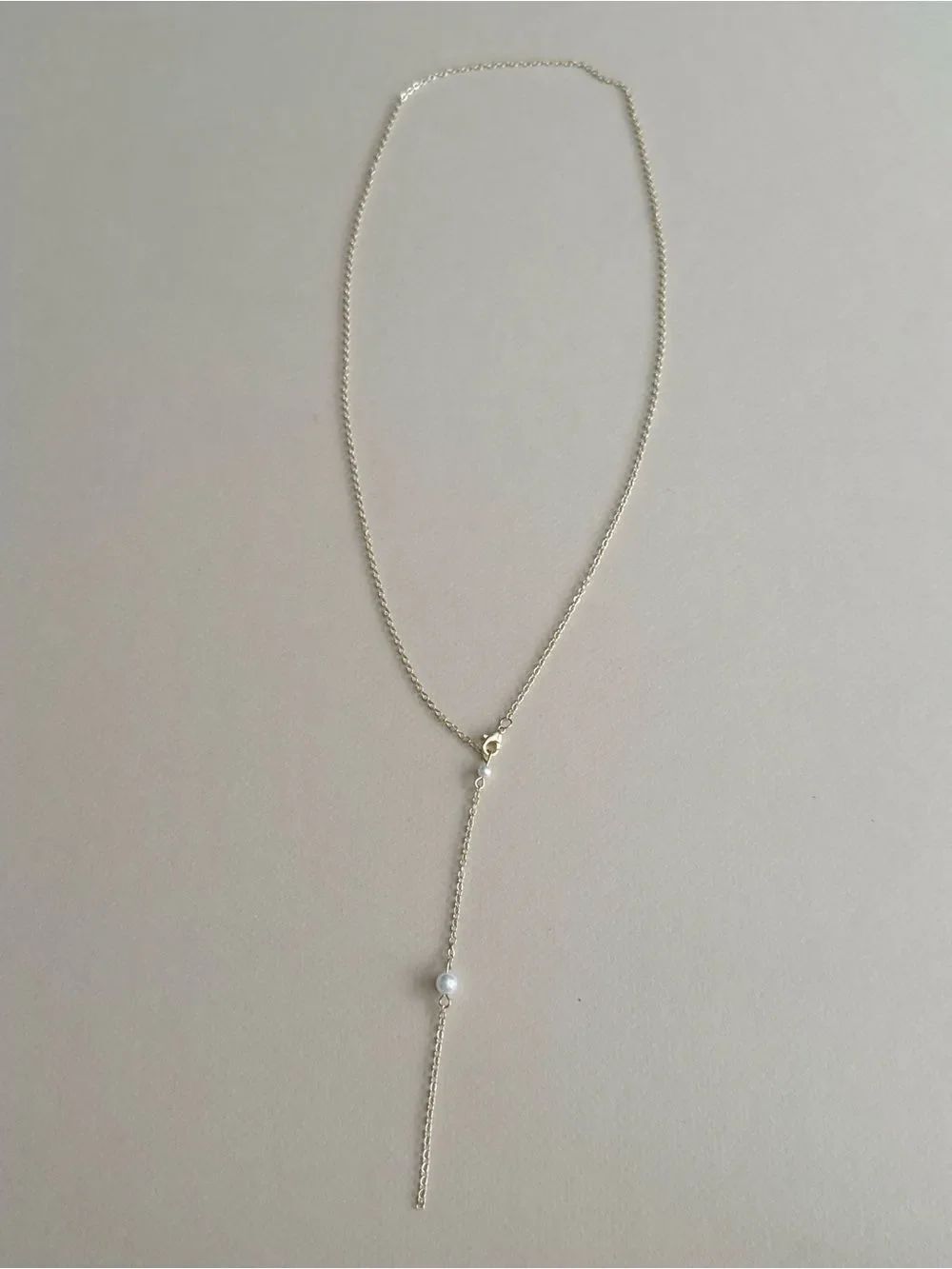 Pearl drop necklace M1874